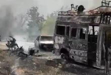 Jihadist fighters have been burning vehicles on major roads leading to the capital