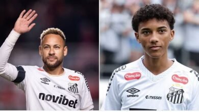 Neymar Jr (left) and Robinho Jr