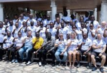 Officials and participants after the training workshop