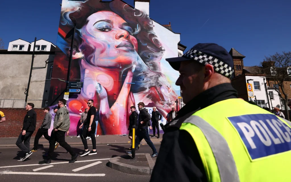 Only three UK police officers are travelling to the United States for the 2026 World Cup in the official delegation