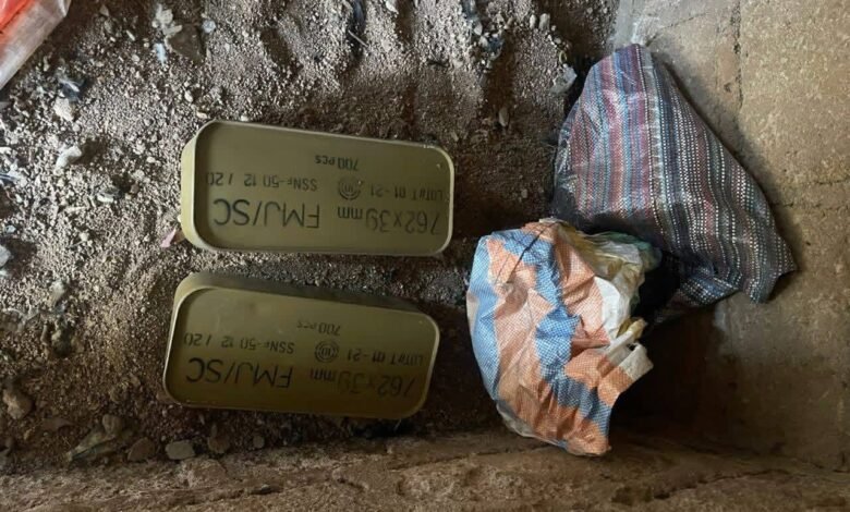 Police retrieve 1,400 ------The retrieved ammunition