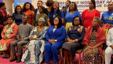 Dr Lartey (seated fourth from left) with participants after the event
