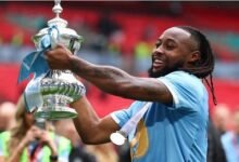 Semenyo with the trophy