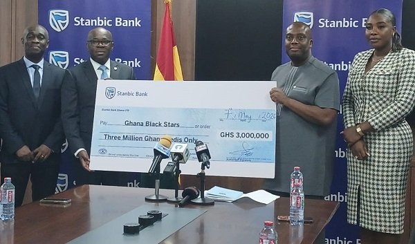 Stanbic Bank donates GH¢3m to support Black Stars