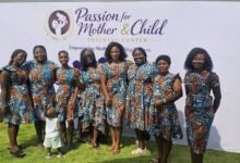 Ms Addo (forth from left) with some students and facilitators