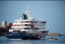The virus-infested ship was not allowed to dock in Cape Verde