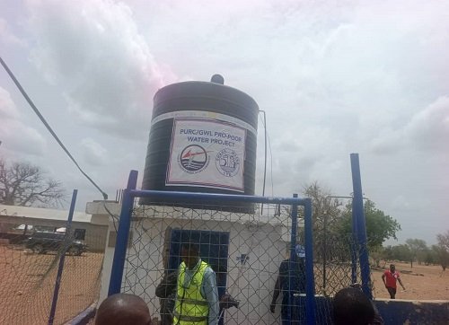 The mechanised borehole for the Lungo community