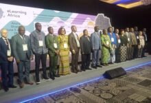 Mr Iddrisu (eighth from left) with other participants at the 19th Edition of e-Learning Africa