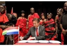 .Elders of Anona Roayl Family at the signing of MoU to return the remains