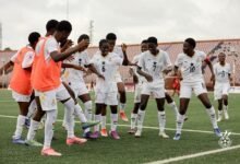 Black Maiden players celebrating after the feat