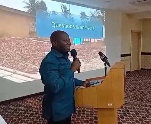 Mr Amengor, Deputy Director, M&E COCOBOD