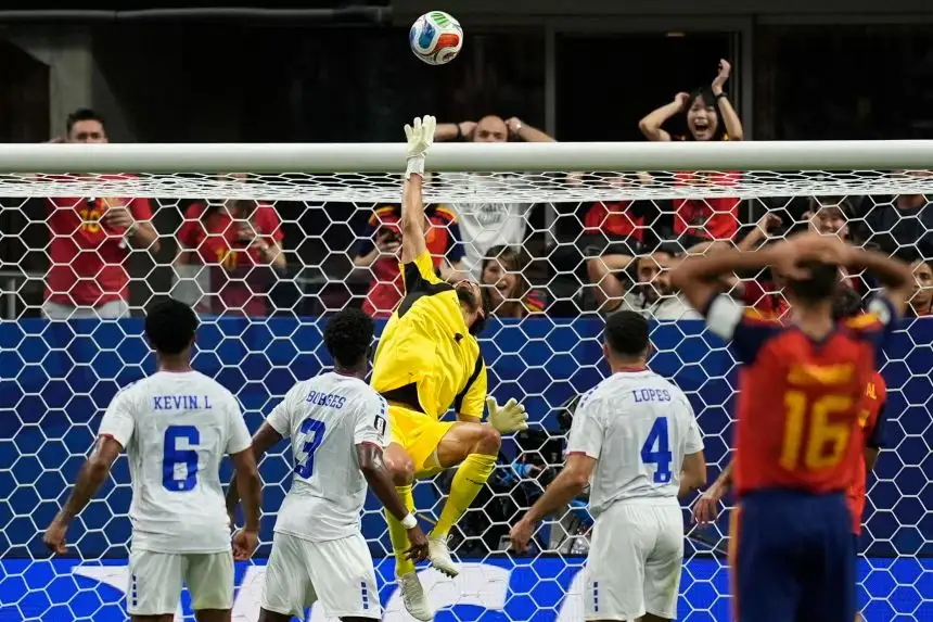 Cape Verde’s goalkeeper Vozinha was the standout as his side shocked Spain in Atlanta