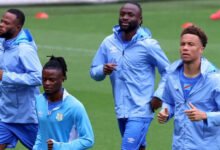 DR Congo's players have been at a training camp in Belgium