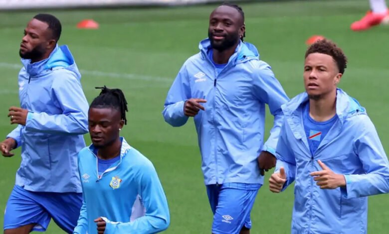 DR Congo's players have been at a training camp in Belgium