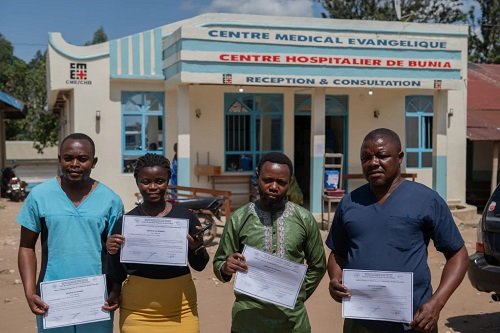 Four of the nurses who had recovered from Ebola in this latest outbreak