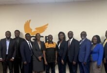 GCB officials with the Ugandan Central Bank delegation