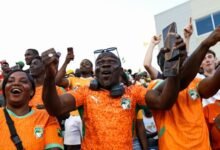 Ivorian supporters