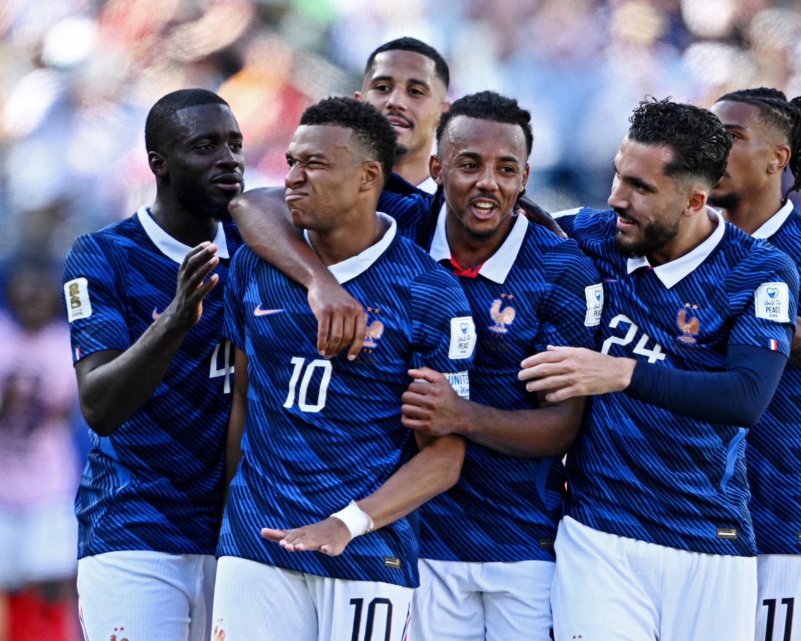 Mbappé double fires France pass Senegal