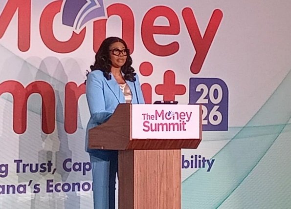 Mrs Asante-Asiedu adressing the participants