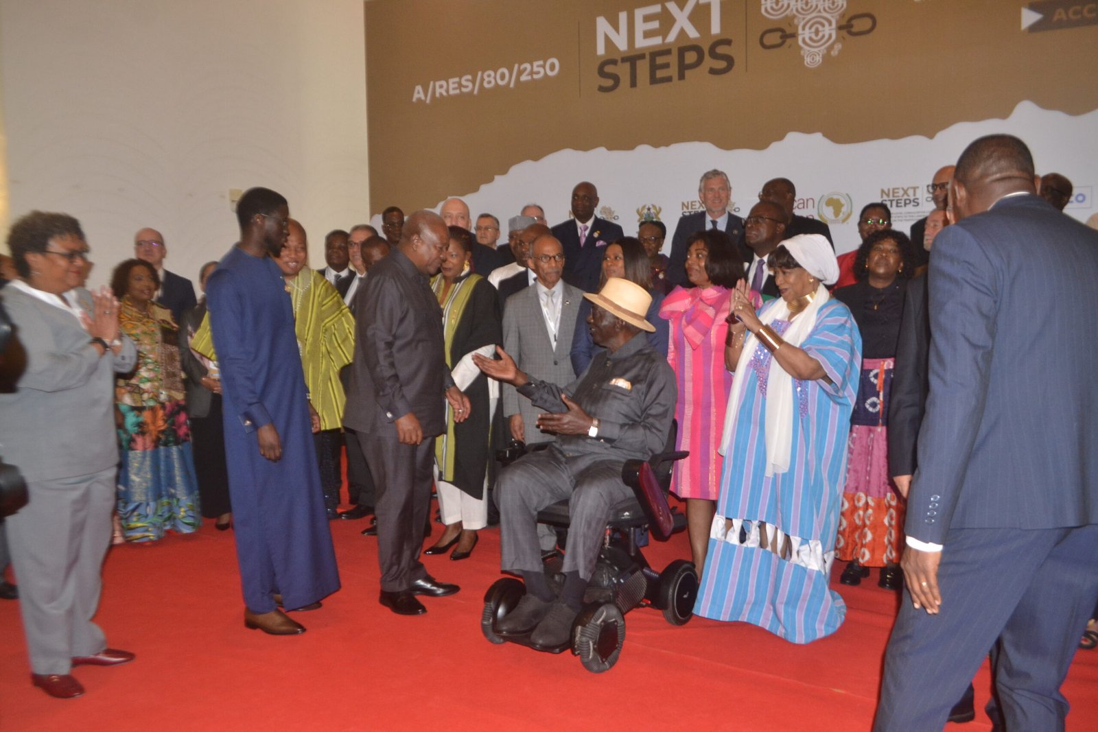 At Next Steps Consultative Conference: Pres Mahama rallies global support for reparations • unveils 3 panels to advance to push agenda
