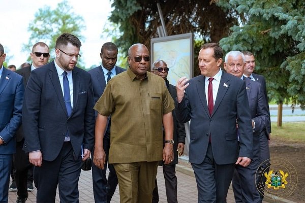 President Mahama explores Belarus’ agro-industrial hub