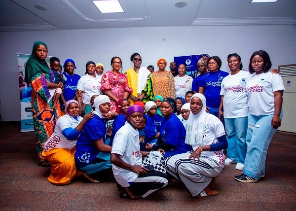Organizers and beneficiaries after the event