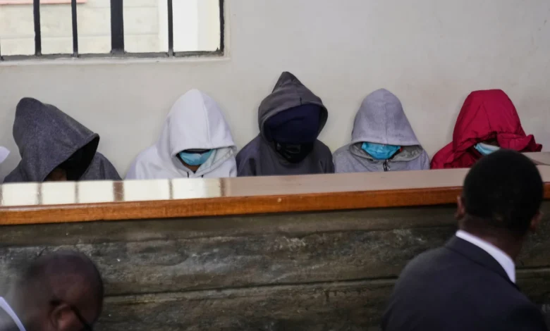 Student from Utumishi Girls Academy appear at the Naivasha Law Courts
