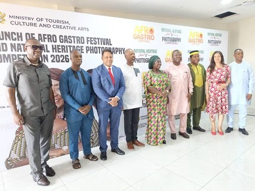 Ms Gormashie ( fifth from right) with other dignitaries at the launch