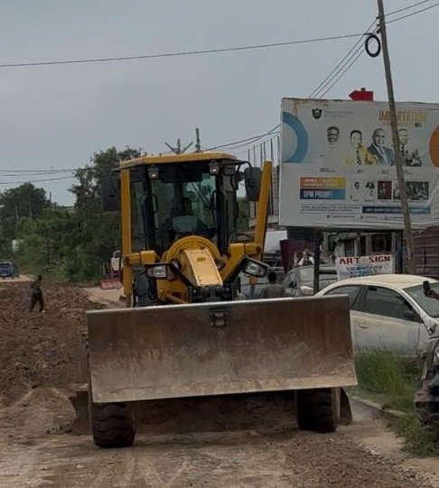Dome-Kwabenya MP, Ga East Assembly partner to rehabilitate road to Municipal Hospital