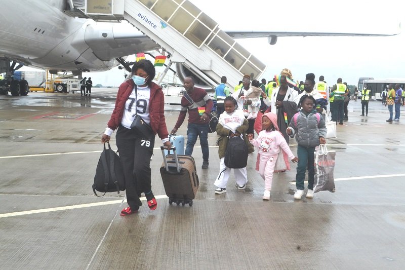 Xenophobic attack: Over 700 Ghanaians return from South Africa