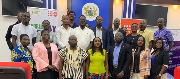 Delegates from UNFPA and NPC during the launch of the programme