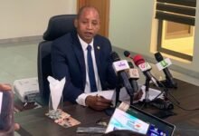 Dr Banyubala addressing the press conference