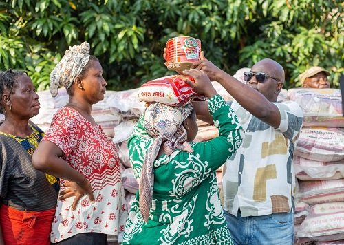 June 29 Floods: Alhaji Seidu Agongo donates to affected households