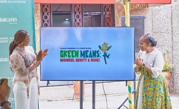 Mrs Mogtari (left) and Ms Cobbah jointly launching the event