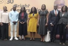 Mr Acheampong (third from right) with other dignitaries in the proramme