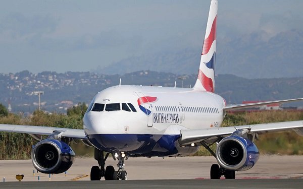 Flight BA254 was cancelled on Sunday