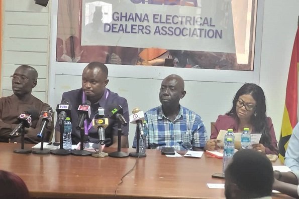 Mr Clement Kubati (second from left) with other executive members from GEDA