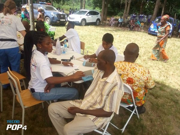 Some of the beneficiaries being screened