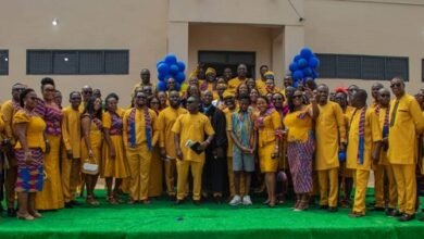 The 1996 Year Group of Keta Senior High Technical School after the donation