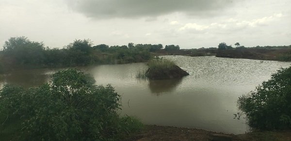 Effect of illegal sand winning at Tsopoli