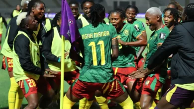 Ngah Manga leads the celebrations after scoring the second goal