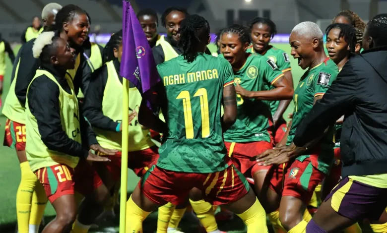 Ngah Manga leads the celebrations after scoring the second goal