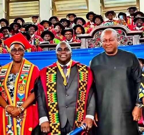 No Ghanaian should miss university -------President Mahama (right) with Dr Julius Debrah (middle) and Marietta Brew Appiah-Oppong at the congregationNo Ghanaian should miss university -------President Mahama (right) with Dr Julius Debrah (middle) and Marietta Brew Appiah-Oppong at the congregation