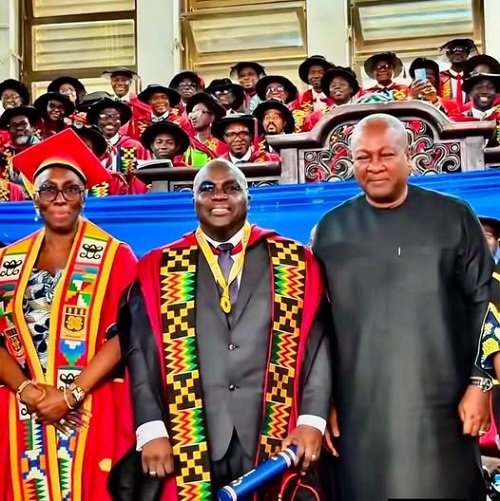 No Ghanaian should miss university -------President Mahama (right) with Dr Julius Debrah (middle) and Marietta Brew Appiah-Oppong at the congregationNo Ghanaian should miss university -------President Mahama (right) with Dr Julius Debrah (middle) and Marietta Brew Appiah-Oppong at the congregation