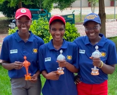The three girls that excelled