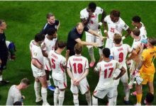 Tuchel offers a pep talk to the England players
