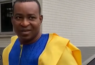 Mr Bernard Antwi-Boasiako arriving at the court