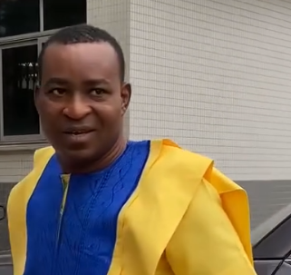 Mr Bernard Antwi-Boasiako arriving at the court