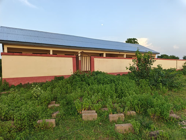 The uncompleted CHPS compound at Kachiau
