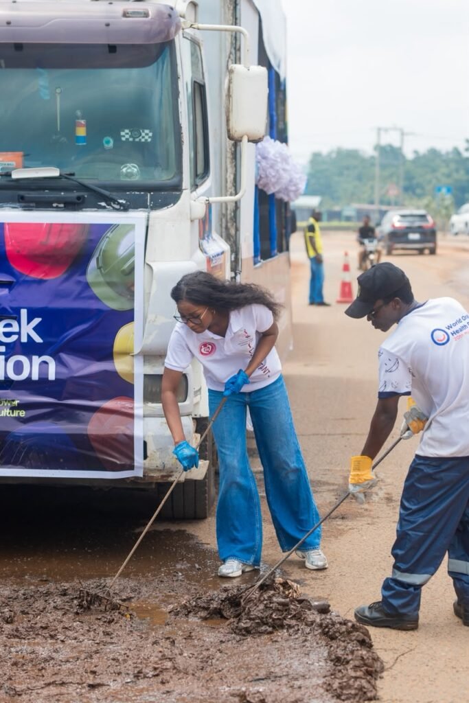 Miss Ghana 2026 contestants join Buzstop Boys BOST Energies for National Cleanup Exercise